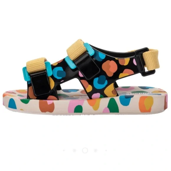 Mini Melissa Pingpong + Fabula Sandal size 4 - Picture 2 of 7